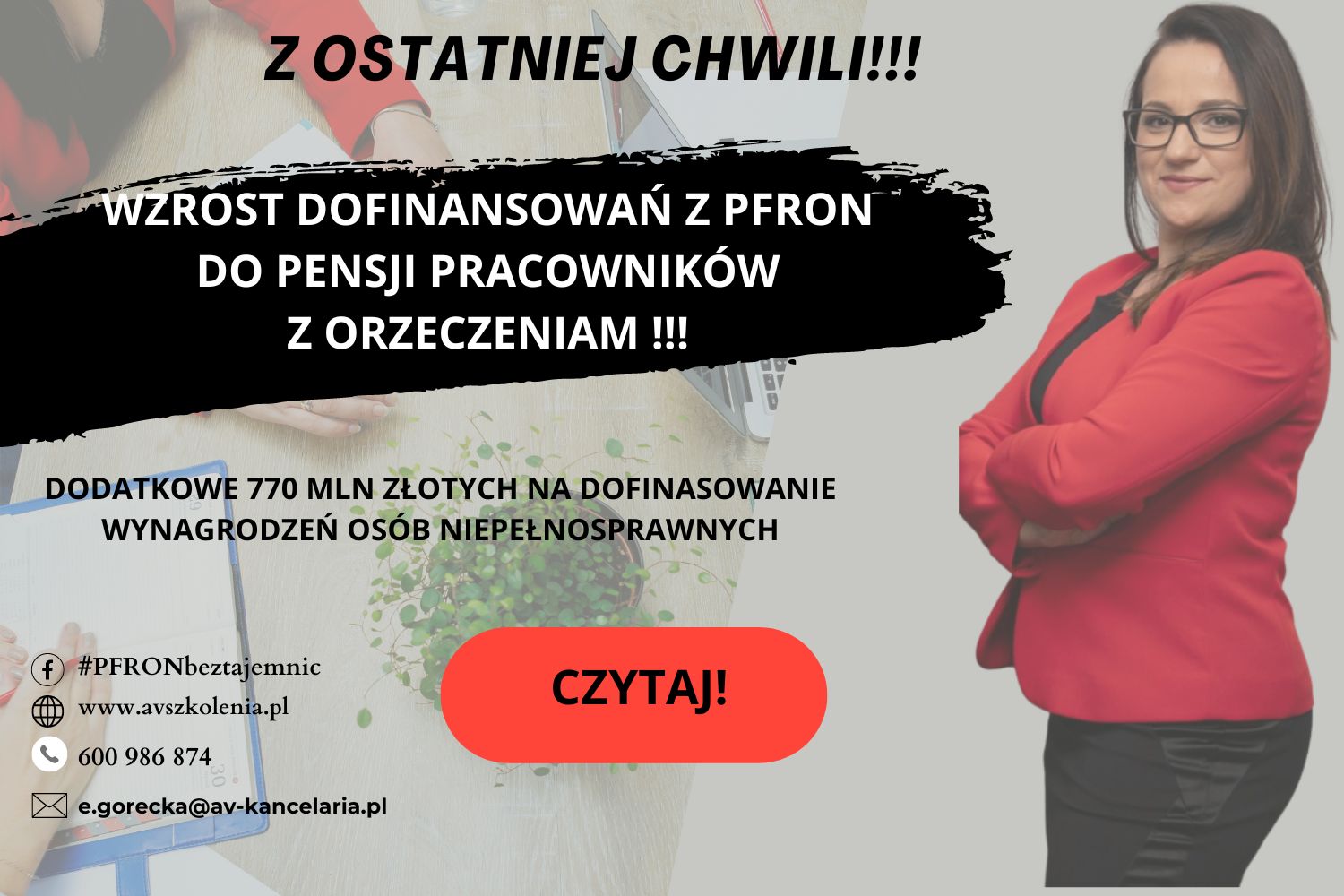 Wzrost dofinansowań do pensji pracowników niepełnosprawnych
